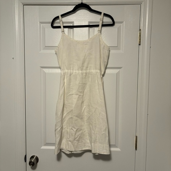 Eileen Fisher Linen drawstring waist Dress - Picture 4 of 5